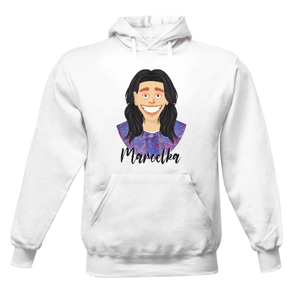 Pánská bílá mikina Marcelka 